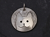Anhänger Katze Silber 925