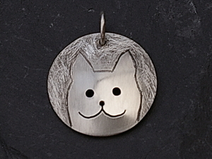 Anhänger Katze Silber 925 