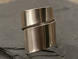 Spiralring Silber glatt