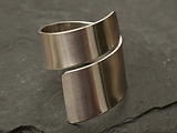 Spiralring Silber glatt