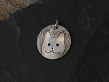 Anhänger Katze Silber 925 