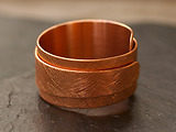 Wickelring Kupfer eismatt