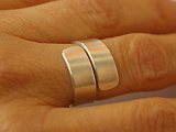 Spiralring Silber 1,2mm dick