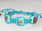 Surferarmband Sprenkel Makramee
